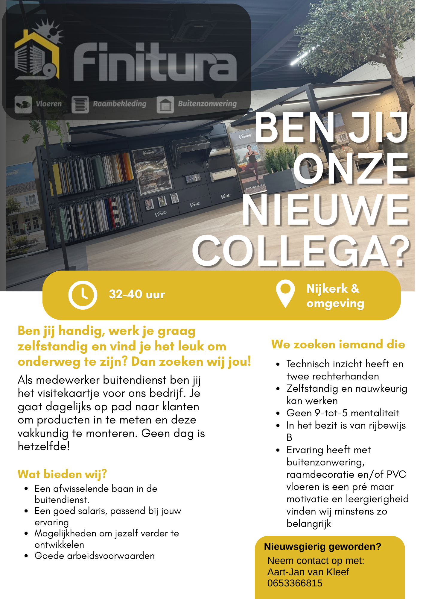 Vacature-Finitura